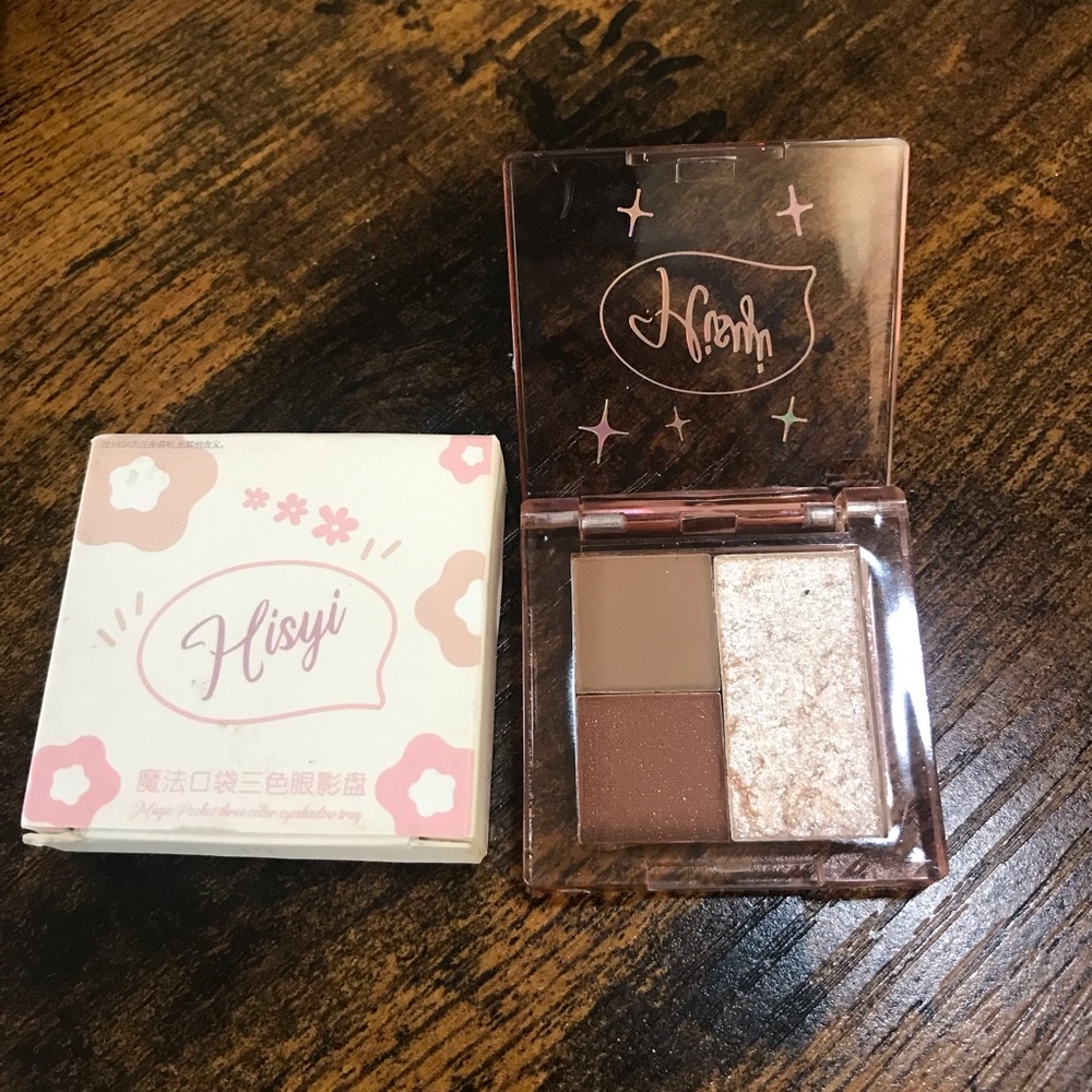 Neutral Pink 3-Color Eyeshadow Palette